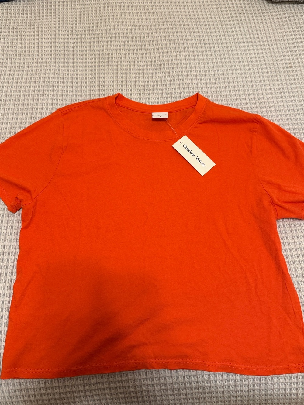 Outdoor Voices Mustang Orange Everyday Shortsleeve